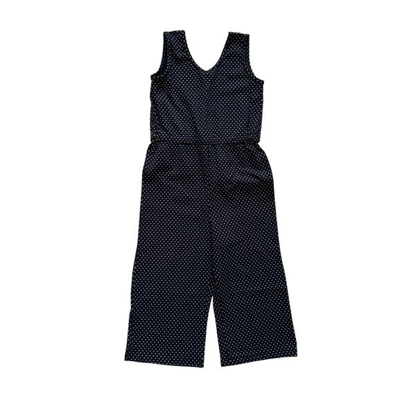 Alice + Ames Navy Polka Dot Sleeveless Jumpsuit Size 4T - Picture 1 of 4